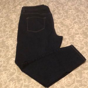 Dark wash blue jeans